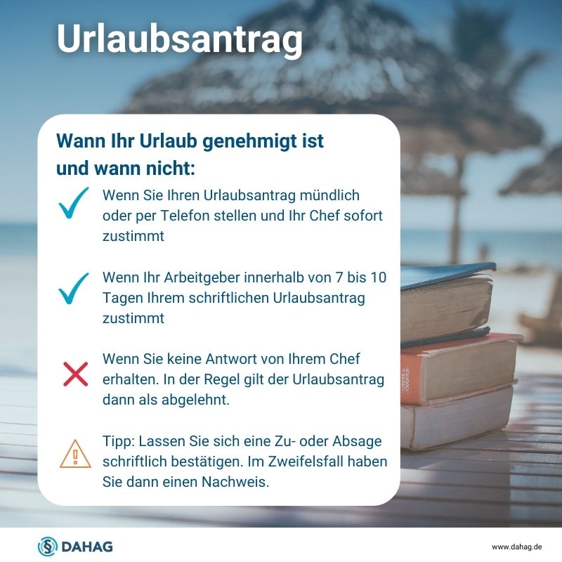 Checkliste Urlaubsantrag