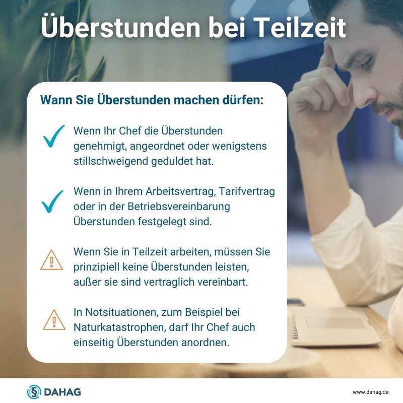 Checkliste Überstunden bei Teilzeit