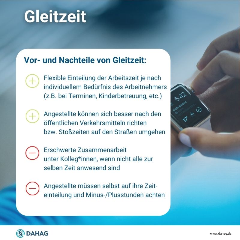 Checkliste: Vor- und Nachteile von Gleitzeit